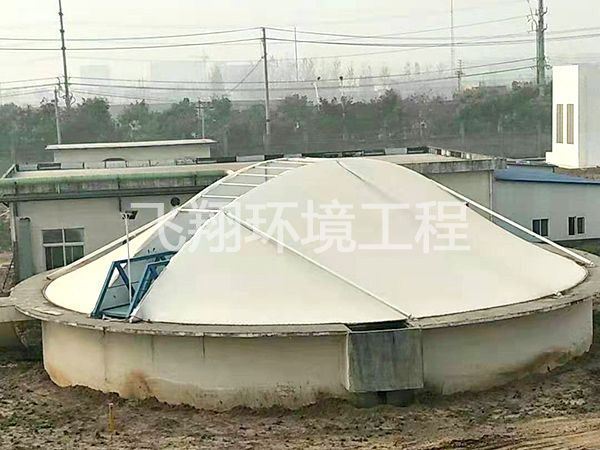 河南省洛陽(yáng)市榮拓焦化有限公司污水池加蓋
